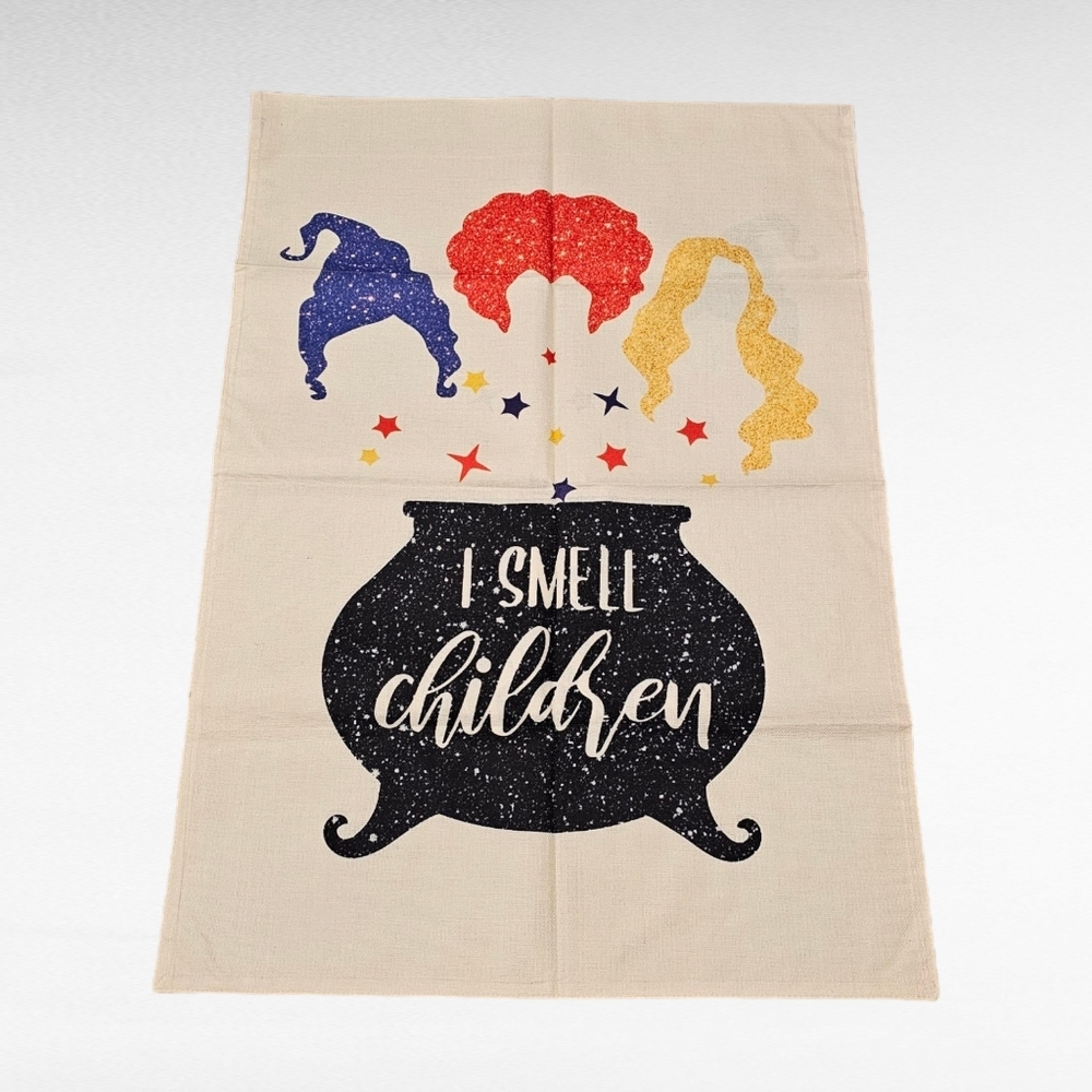 Hocus Pocus I Smell Children Large House Flag Double Sided 39" x 27.5"